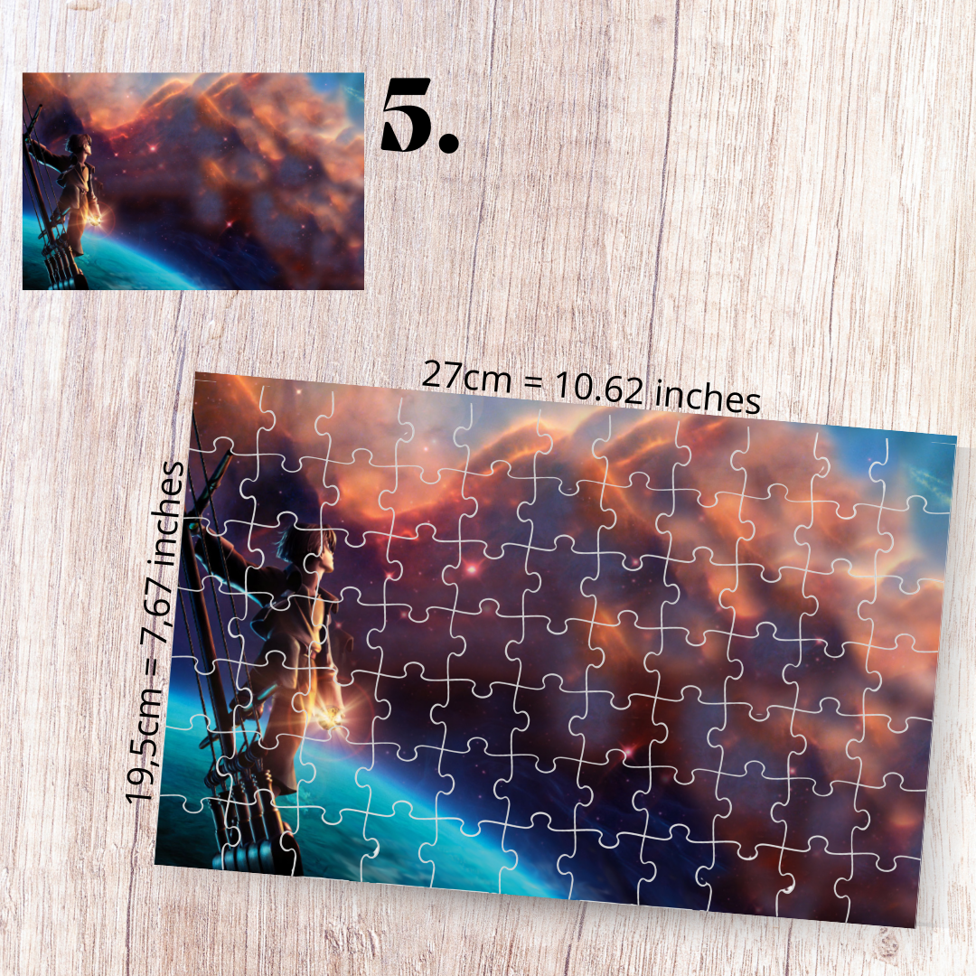 Puzzle 88 Pieces - Treasure Planet Inspired