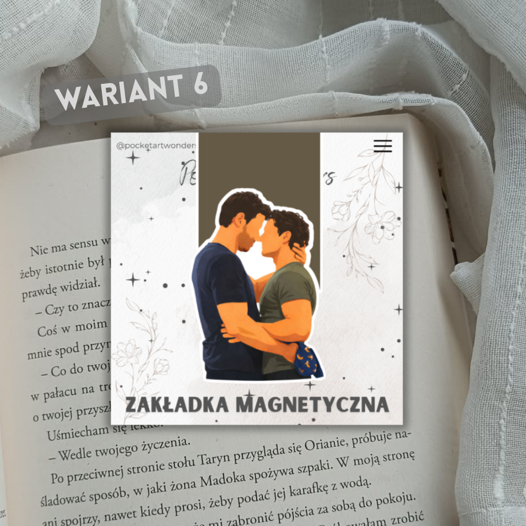 Zakładka magnetyczna - inspirowana Heated Rivalry