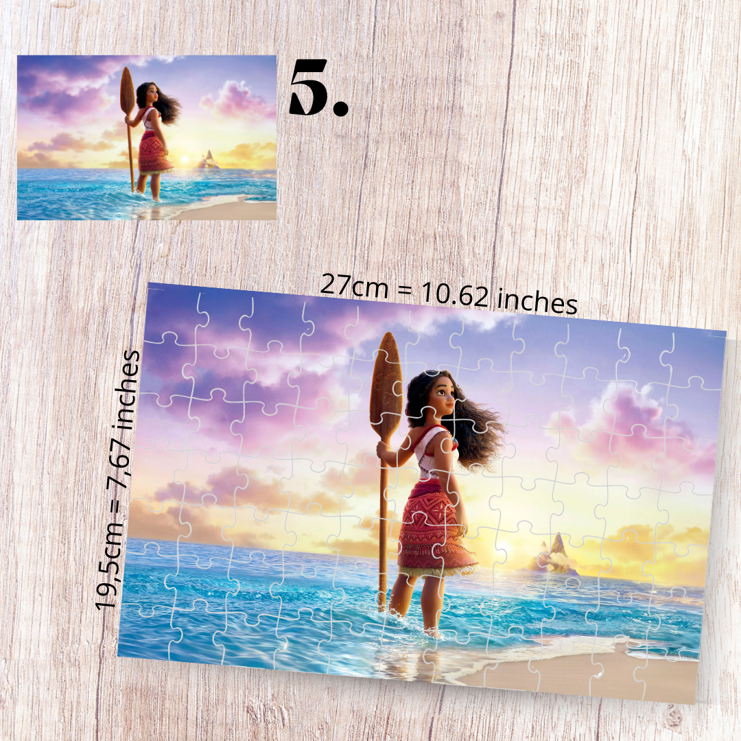 Puzzle 88 Pieces - Moana Inspired