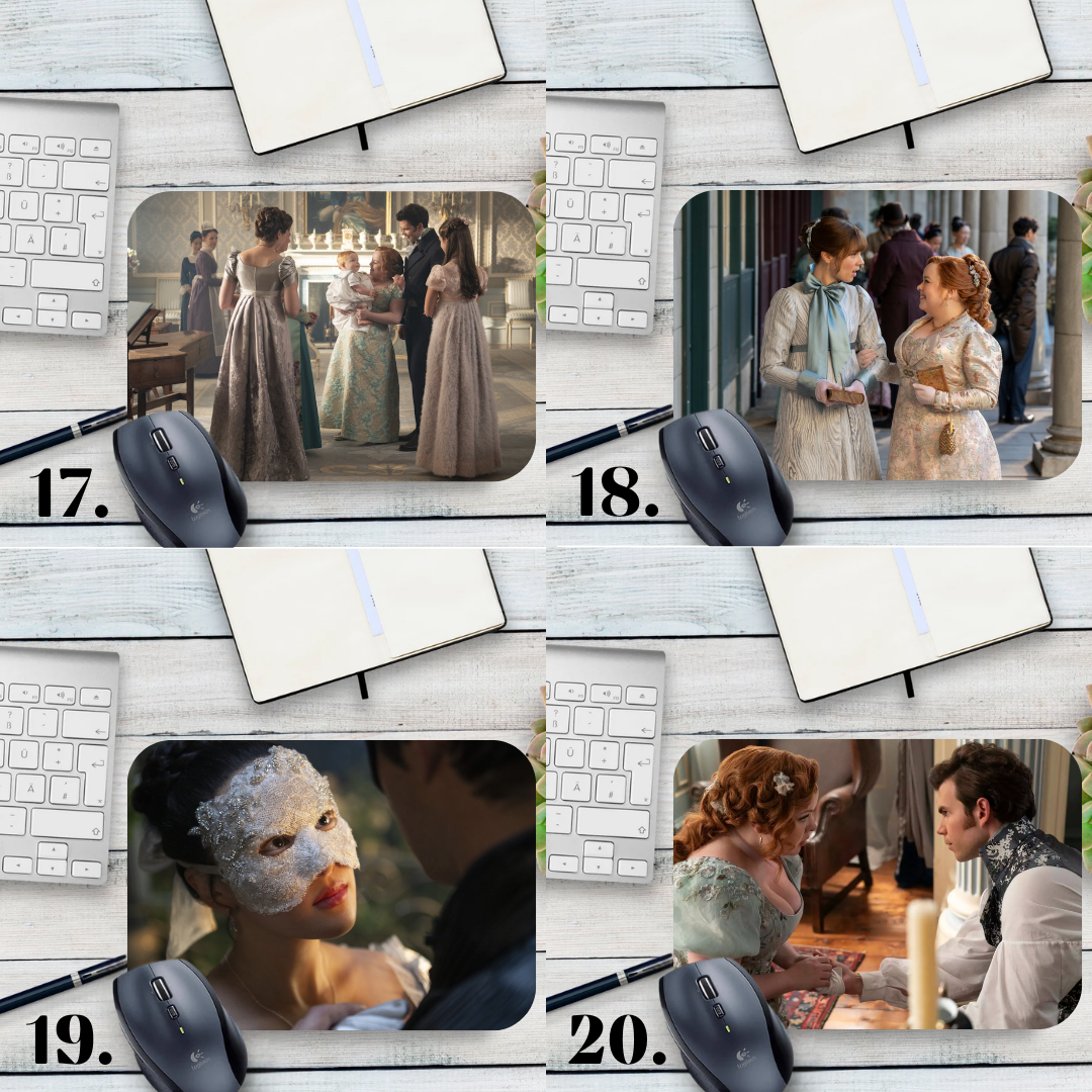 Podkładka pod mysz Bridgerton / Bridgerton – serial Netflix, romans regencji, Londyn