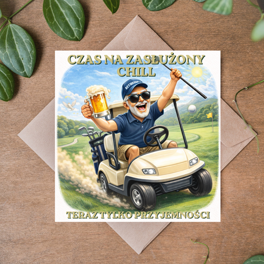 Śmieszna kartka na emeryturę – prezent dla emeryta