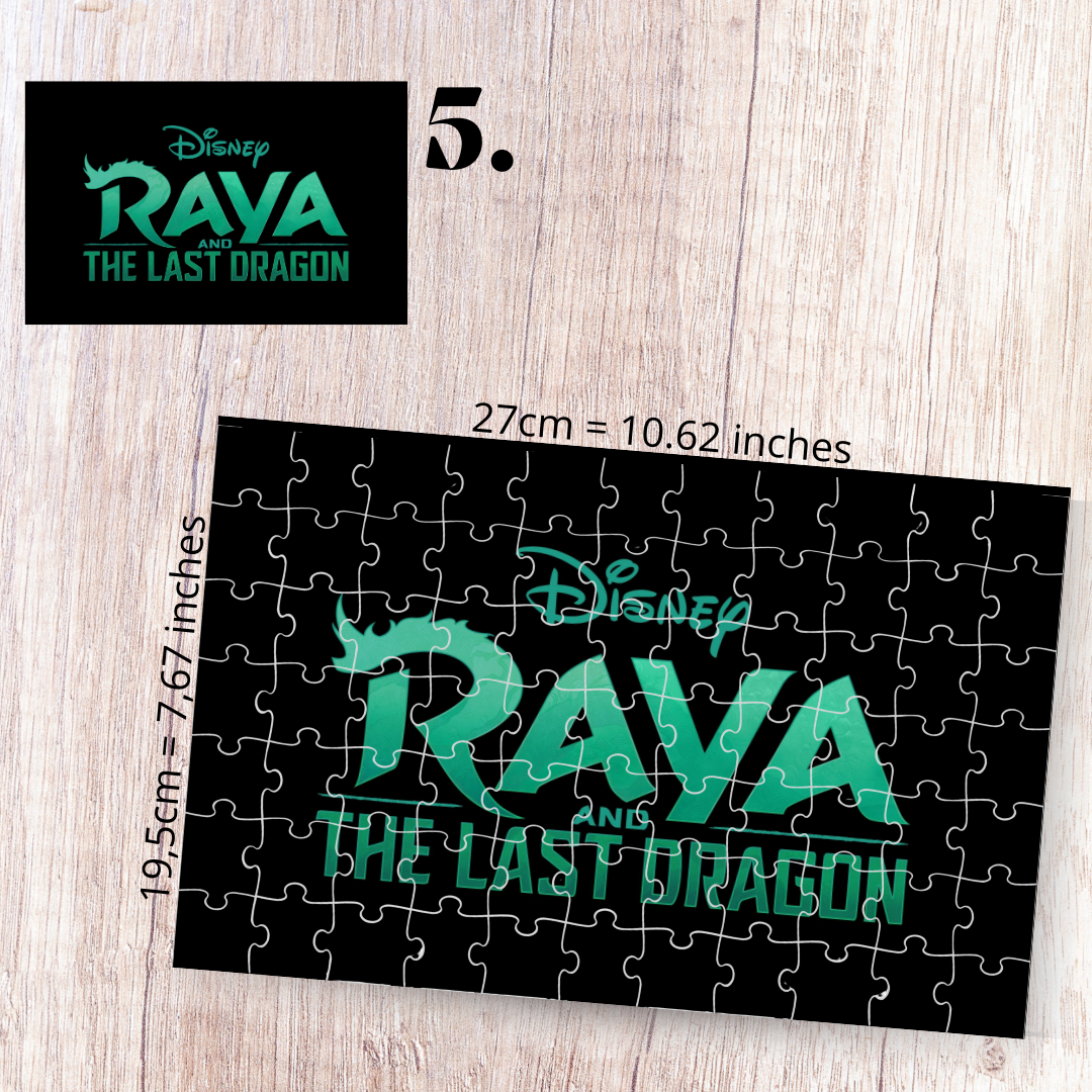 Puzzle 88 Pieces - Raya and the Last Dragon Inspired