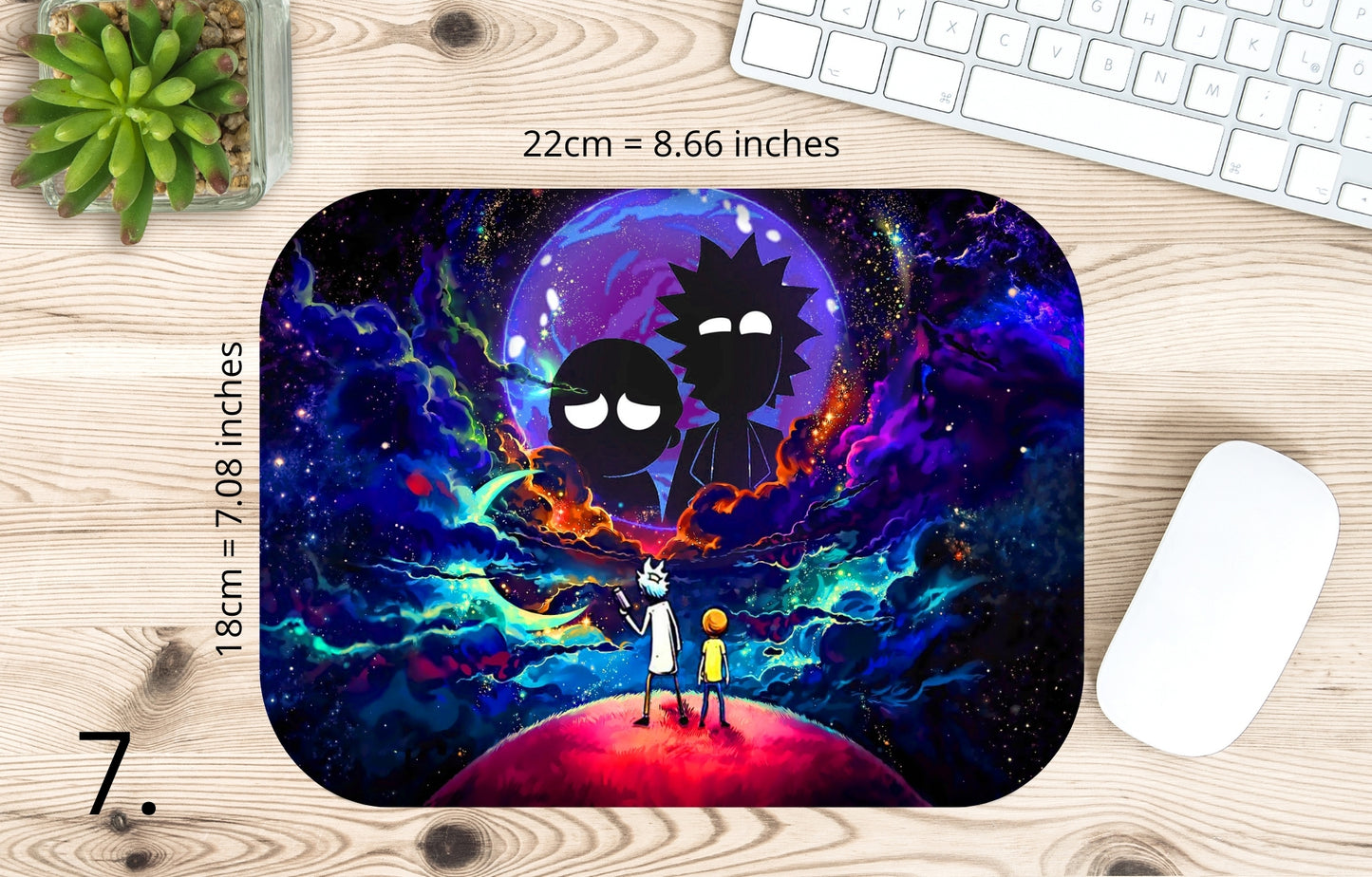 Podkładka pod mysz Rick i Morty / Rick and Morty – multiversum, serial animowany sci-fi