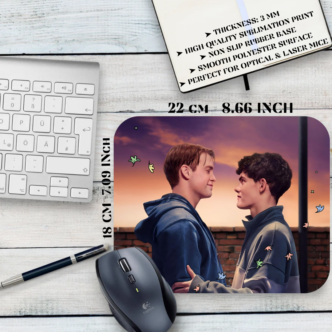 Heartstopper Mouse Pad / Heartstopper – Nick and Charlie
