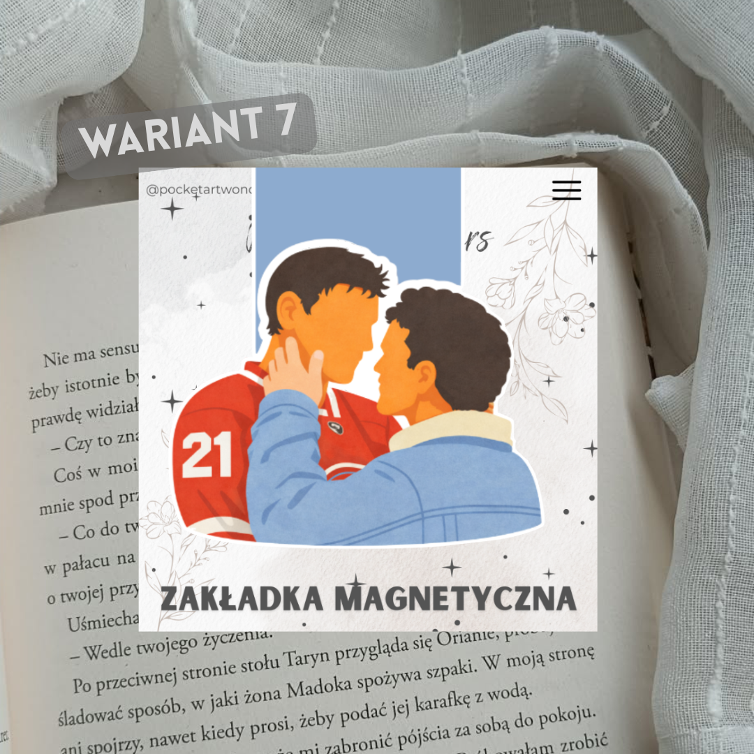 Zakładka magnetyczna - inspirowana Heated Rivalry