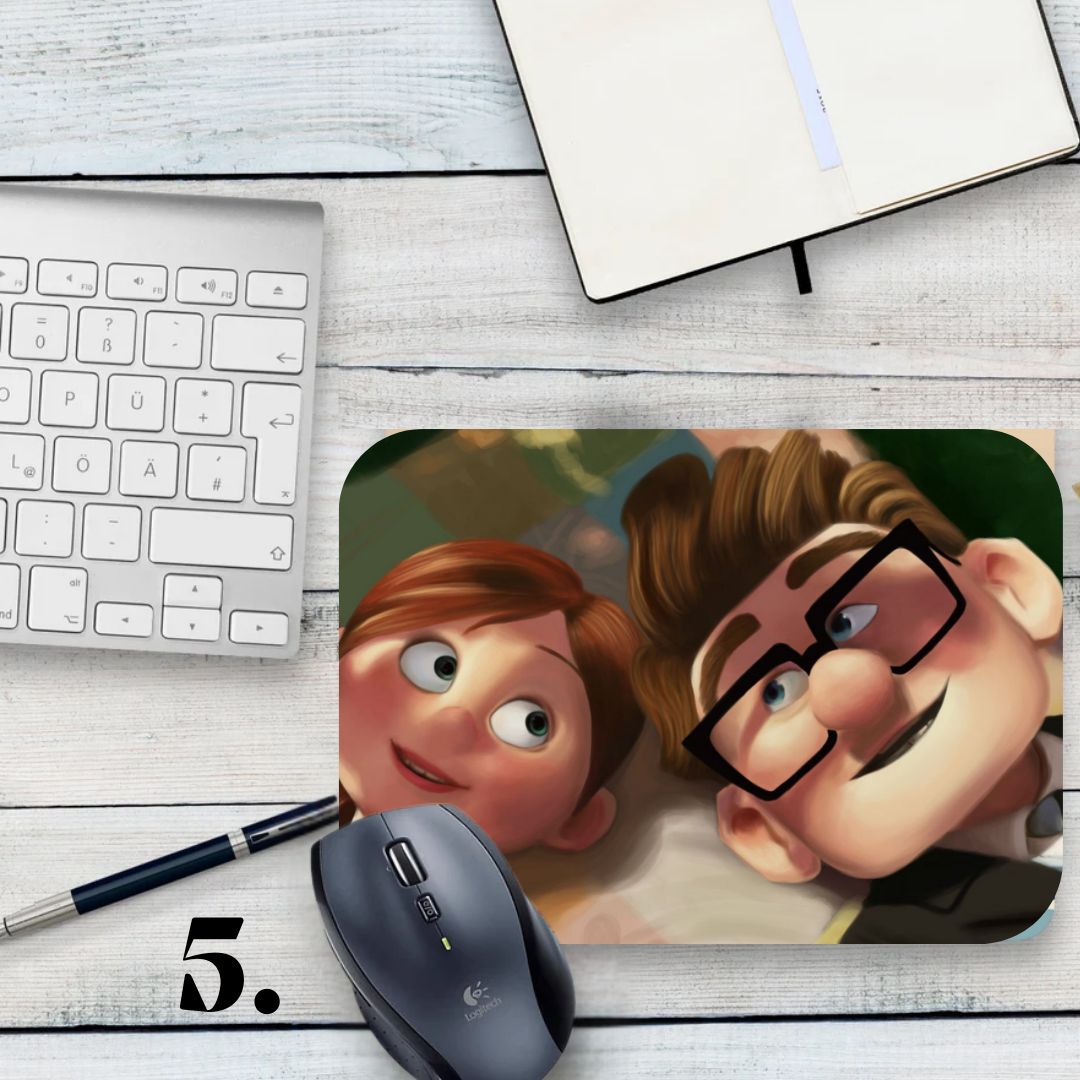 Mouse pad Up – Carl and Ellie, Pixar animation