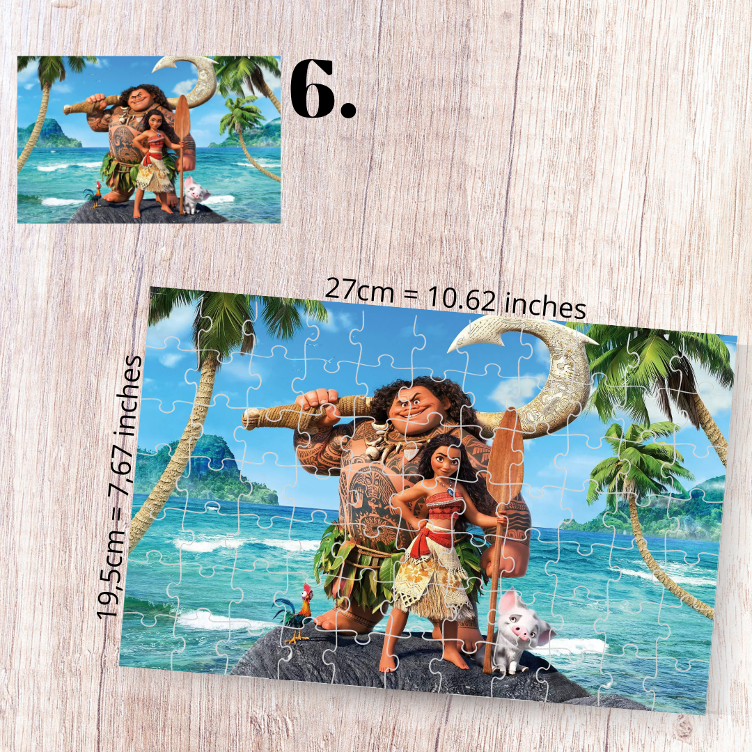 Puzzle 88 Pieces - Moana Inspired