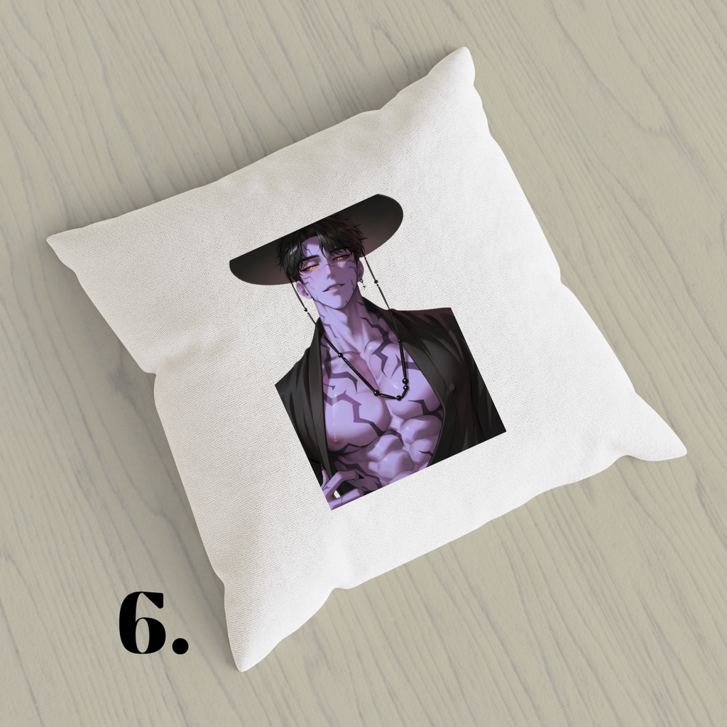 K-Pop Demon Hunters, Suho, Hana, Jiyoon, Netflix 2025 | Inspired Pillow Cover | 15x15in Sublimation Microfiber Cushion Case