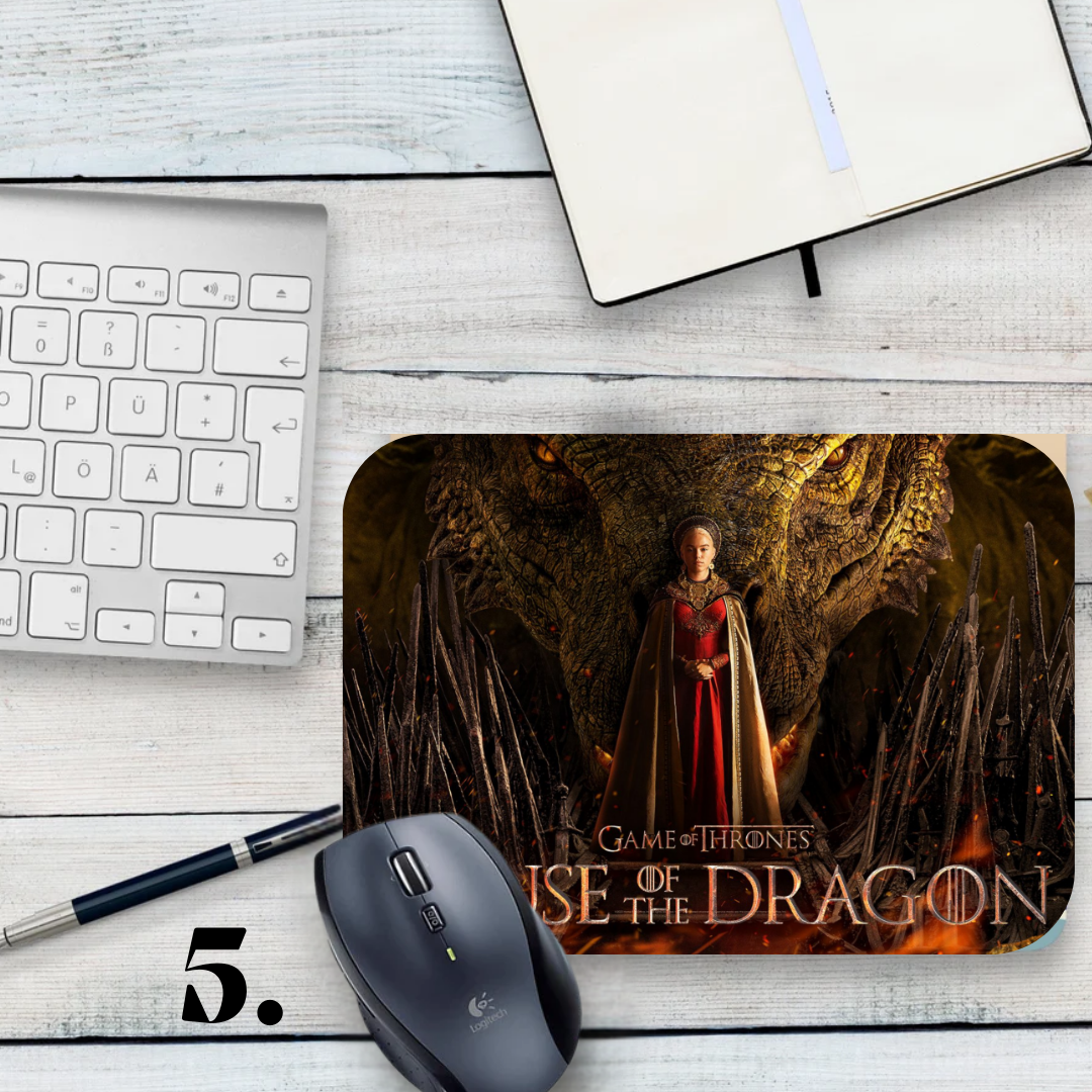 Podkładka pod mysz Ród Smoka / House of the Dragon – ród Targaryenów