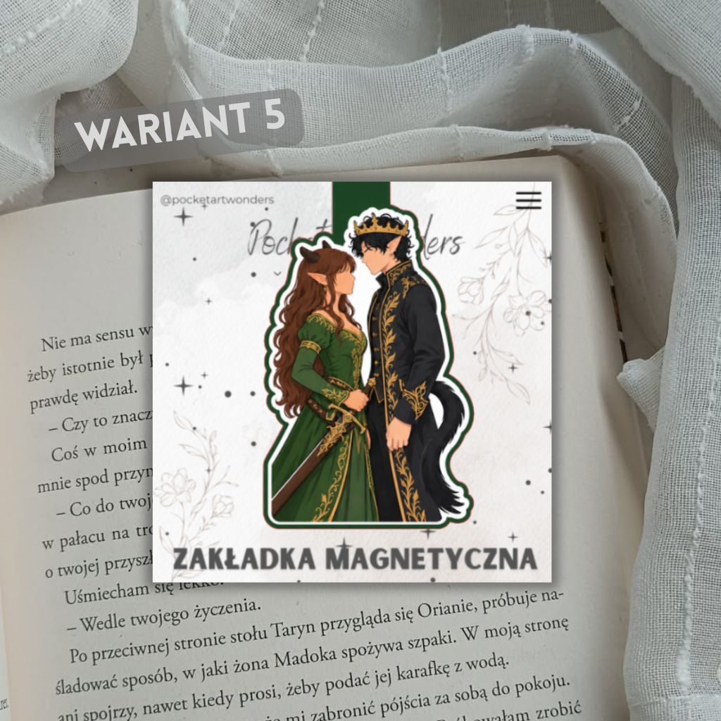 Magnetic bookmark – Okrutny Książę / The Cruel Prince