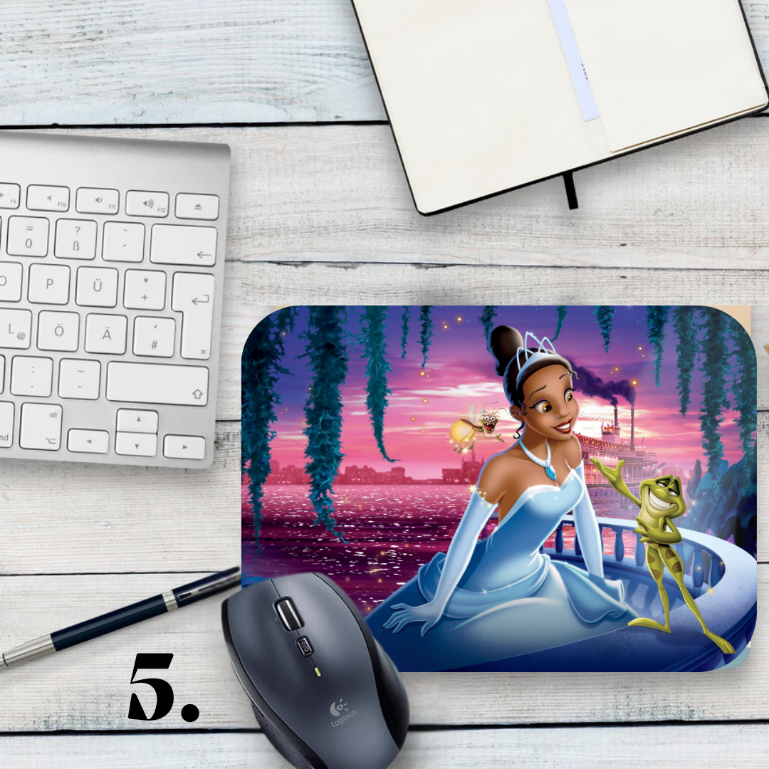 Podkładka pod mysz Księżniczka i żaba / The Princess and the Frog – animacja Disney, Tiana i Naveen