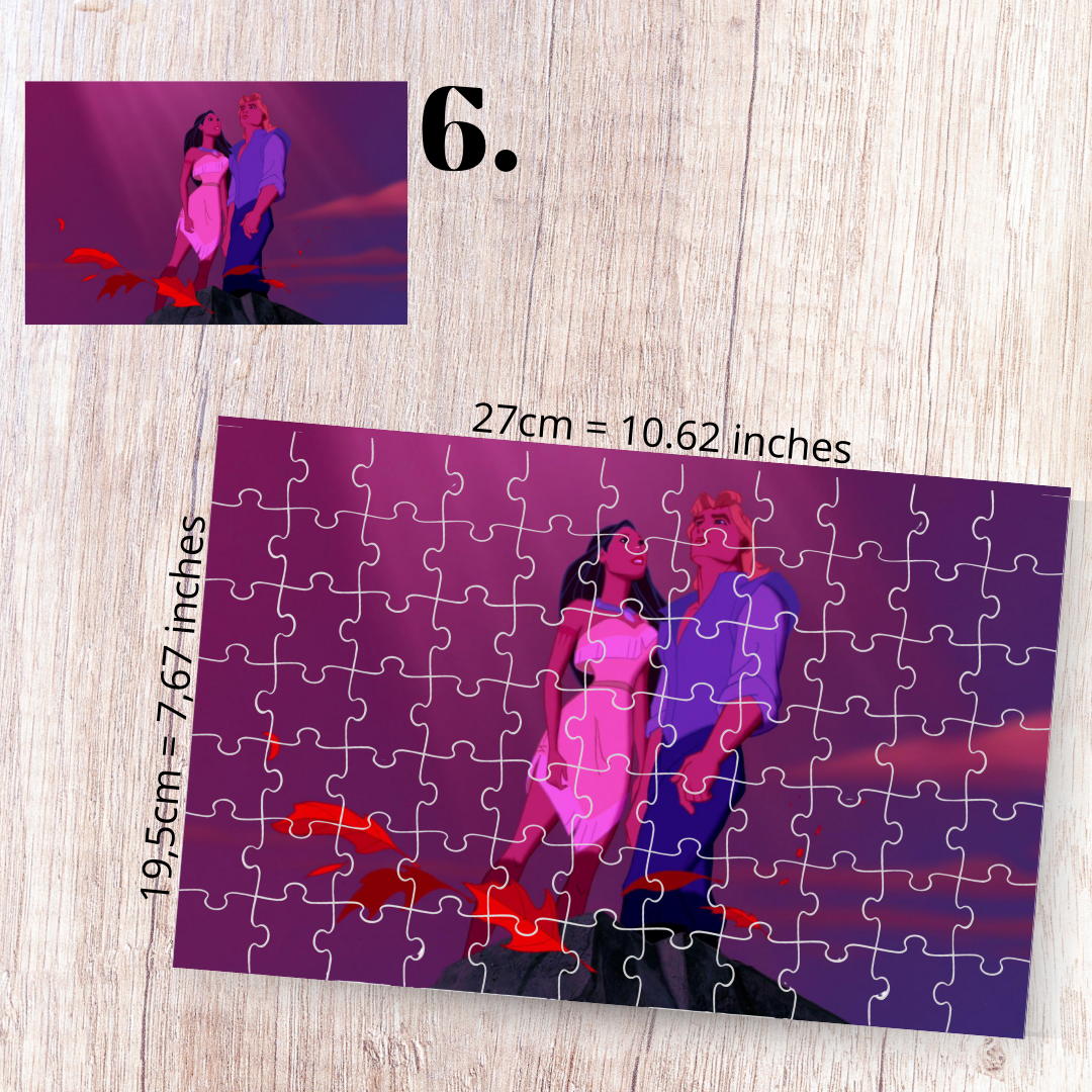 Puzzle Pocahontas / Pocahontas – klasyczna animacja Disney