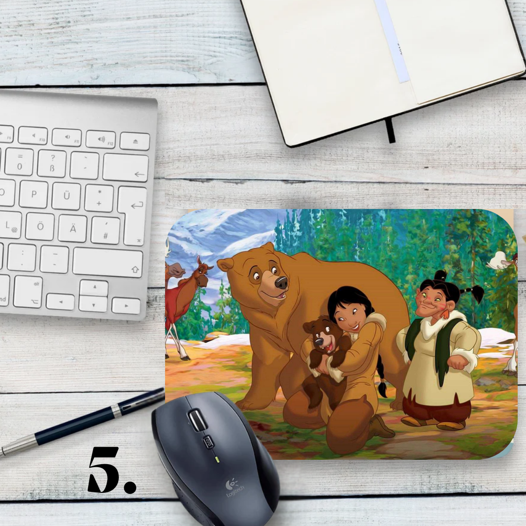 Brother Bear Mouse Pad - Koda and Kenai