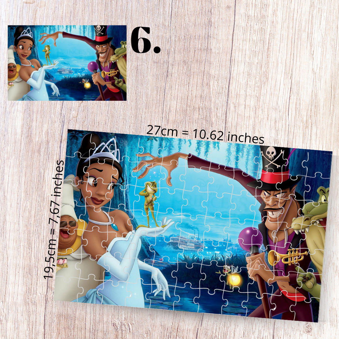 Puzzle Księżniczka i Żaba / The Princess and the Frog – animacja Disney