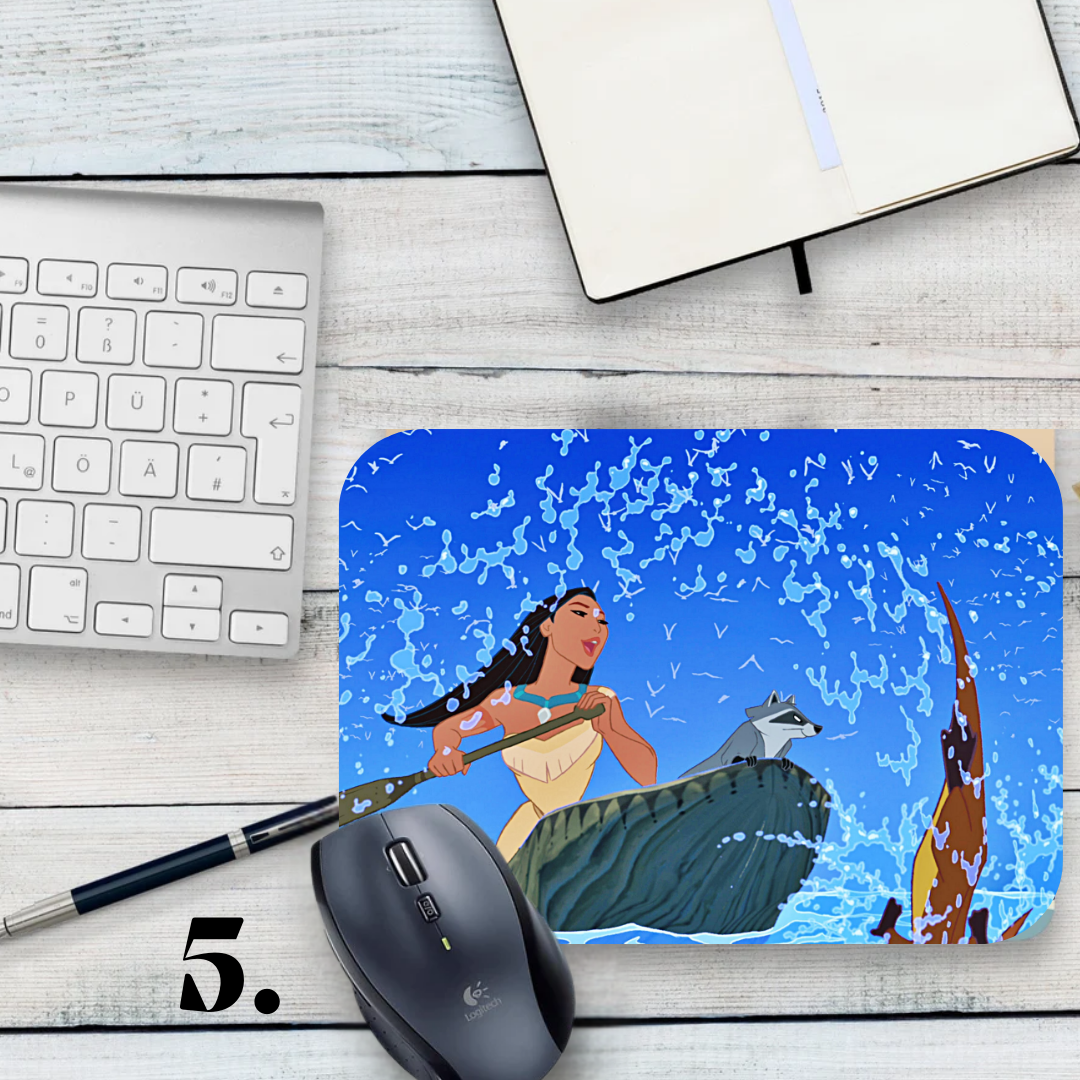Pocahontas mouse pad / Pocahontas - Disney animation, classic fairy tale