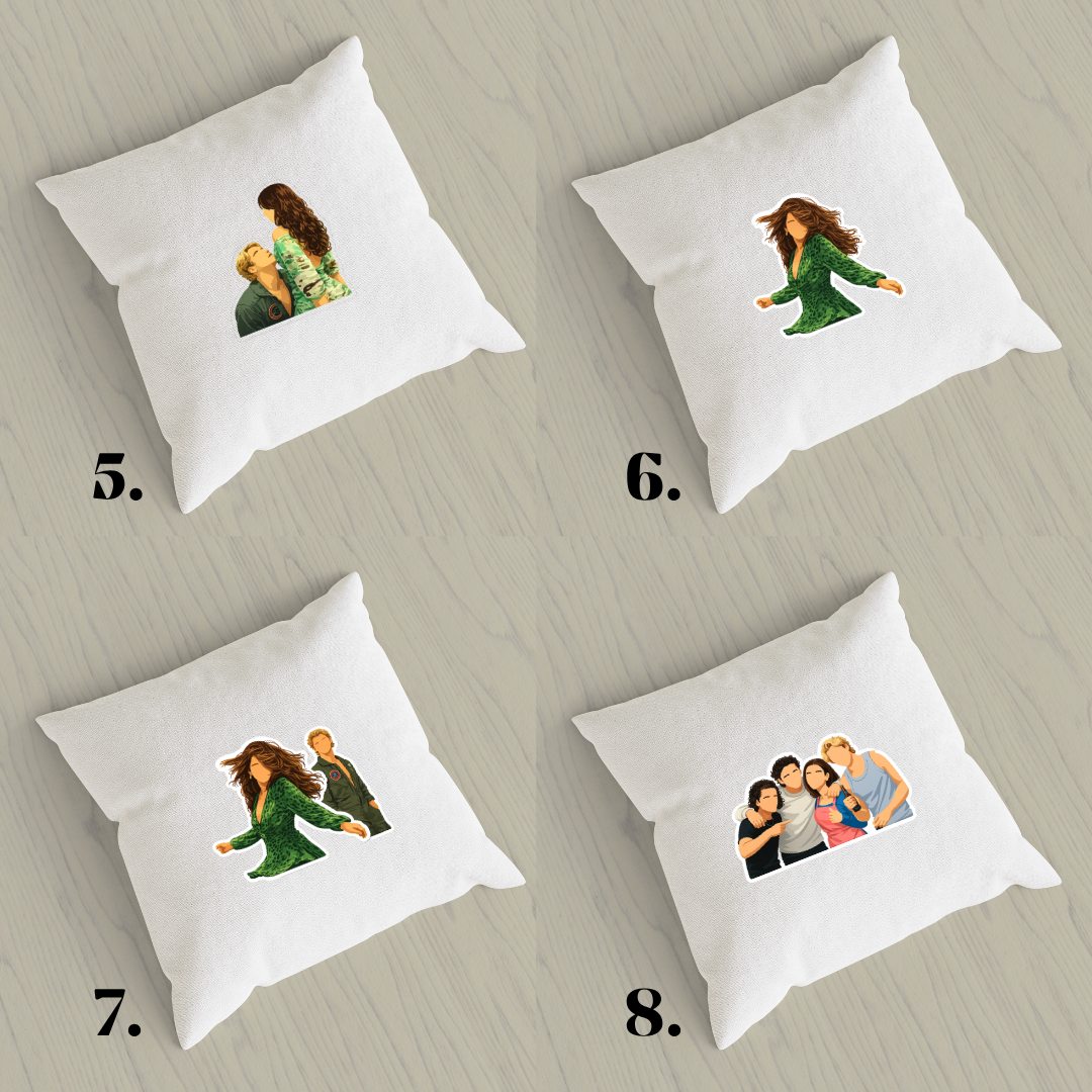 Off Campus pillowcase - hockey romance and BookTok aesthetic