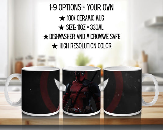 Deadpool & Wolverine | 100% CERAMIC MUG, 11Oz = 330ml