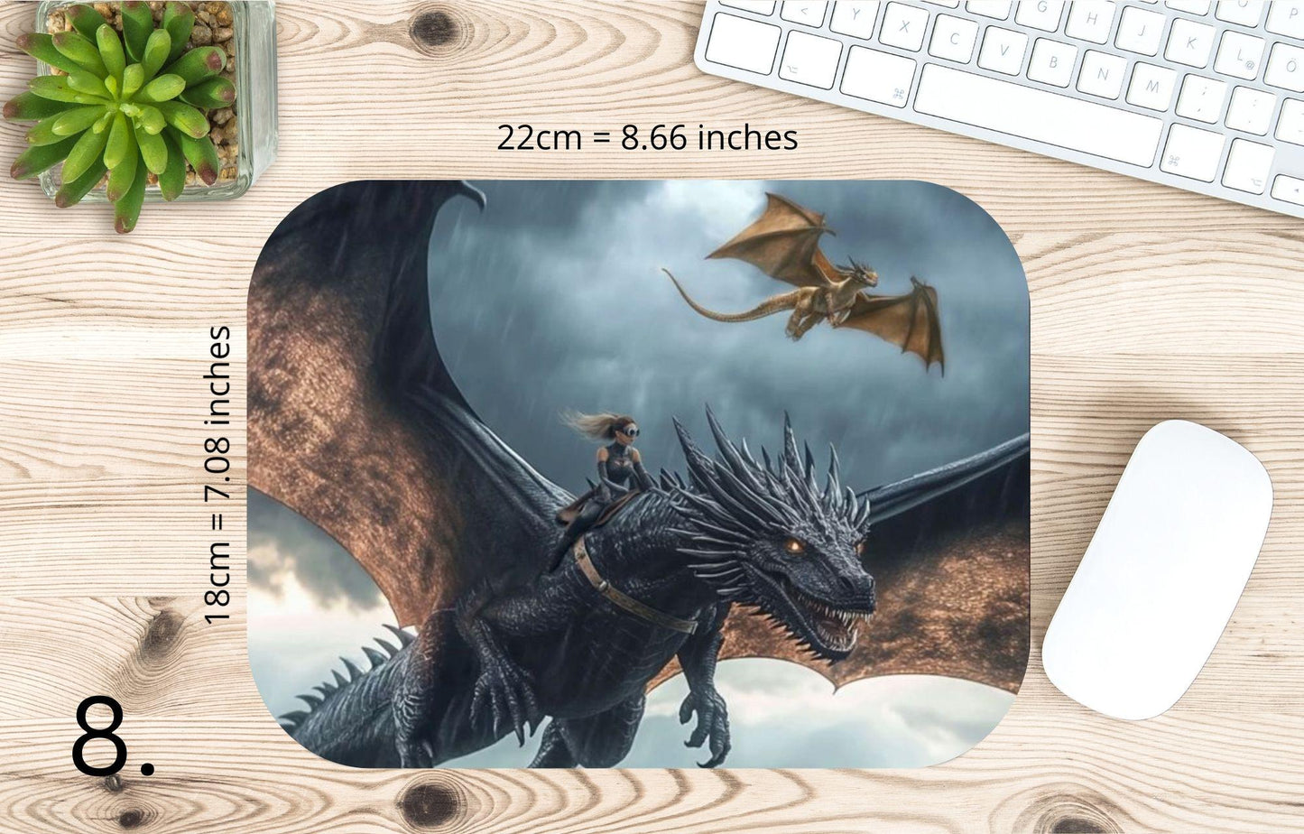 Onyx Storm, Fourth Wing, Iron Flame | MAUSEPAD, Gaming Mouse Pad