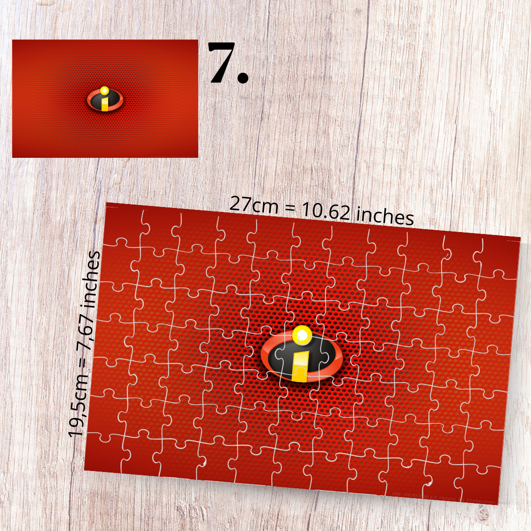 Puzzle 88 Pieces - The Incredibles Inspired