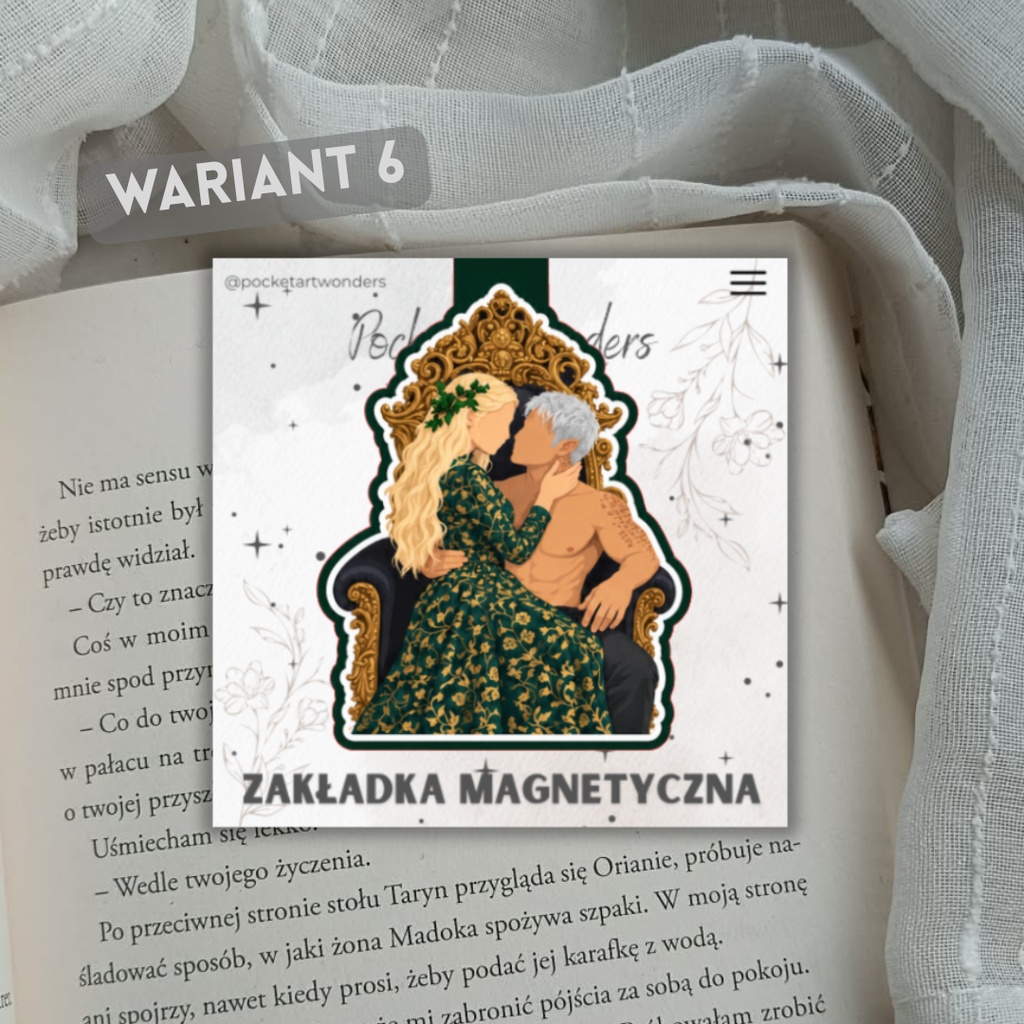 Magnetisches Lesezeichen – Szklany Tron / Throne of Glass