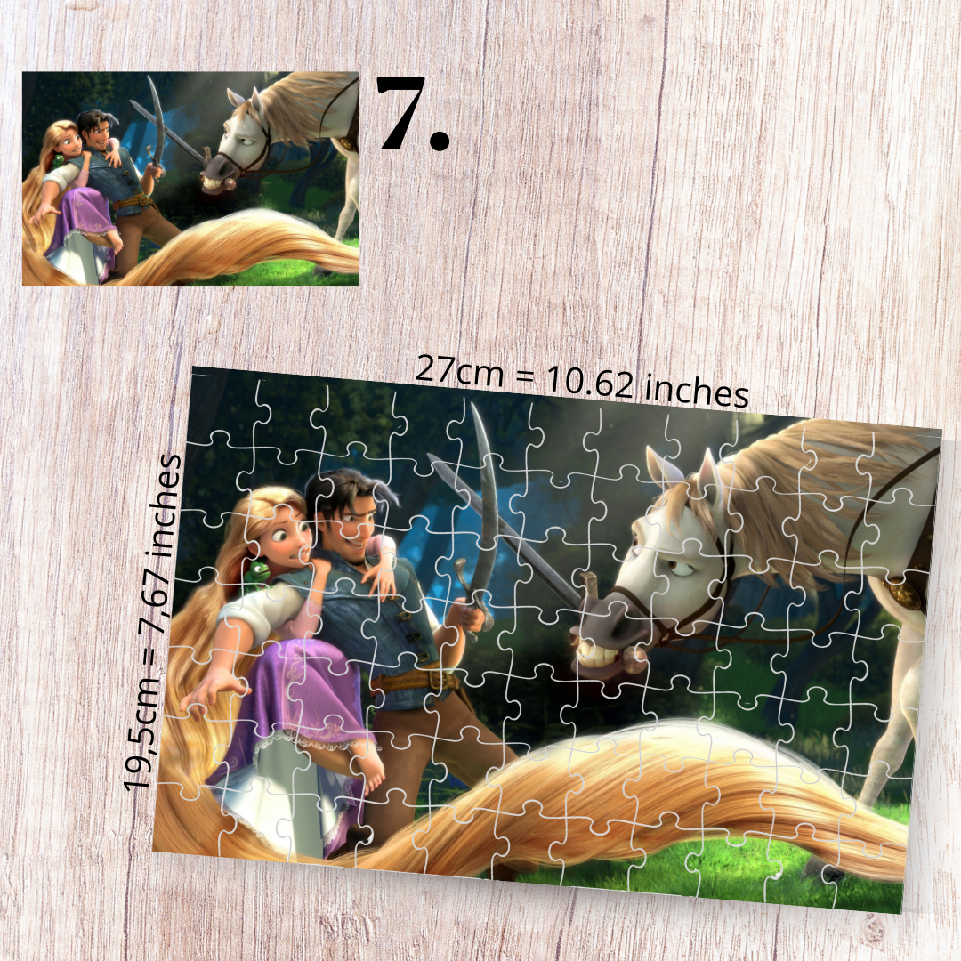 Puzzle Zaplątani / Tangled – Roszpunka, animacja Disney