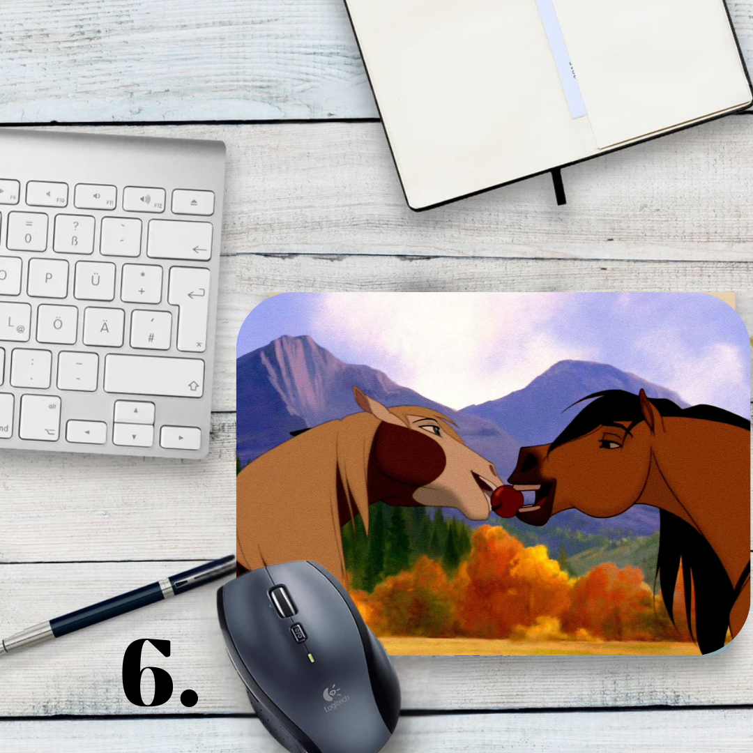 Mustang: Spirit of the Cimarron mouse pad - animation