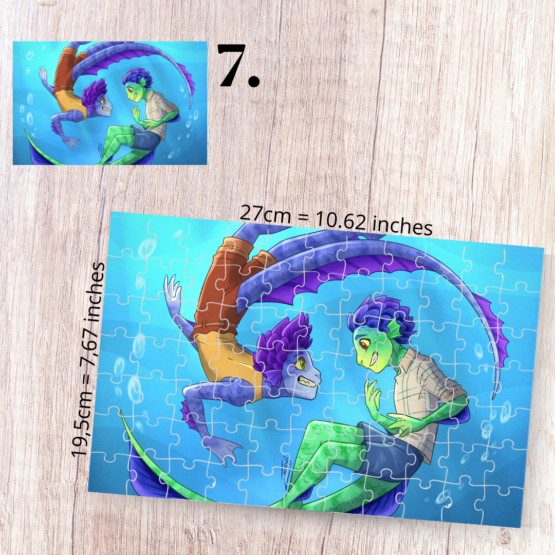 Puzzle 88 Pieces - Luca Inspired