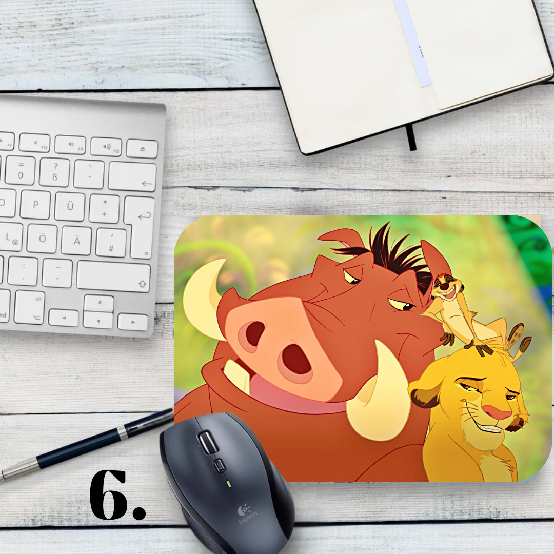 The Lion King Mouse Pad – Simba, Nala, Timon, and Pumbaa