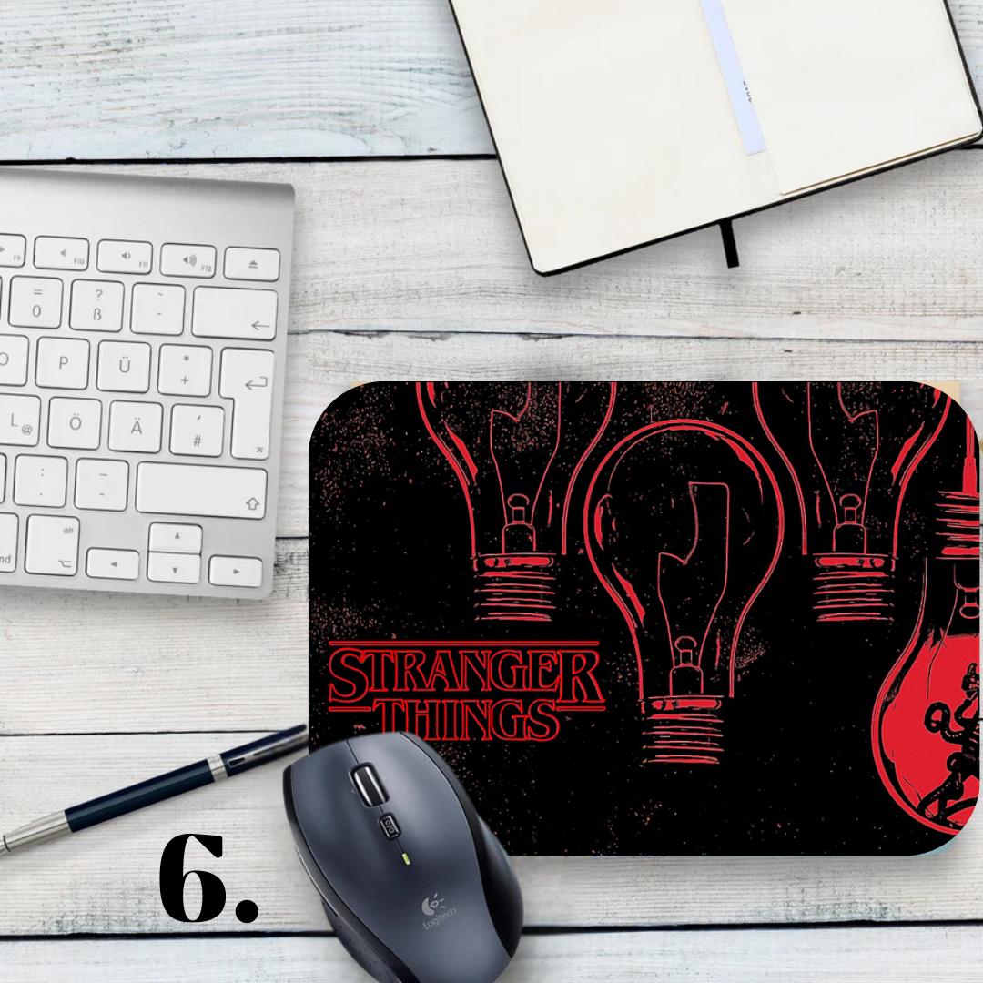 Podkładka pod mysz Stranger Things / Stranger Things – serial Netflix, Hawkins, Eleven