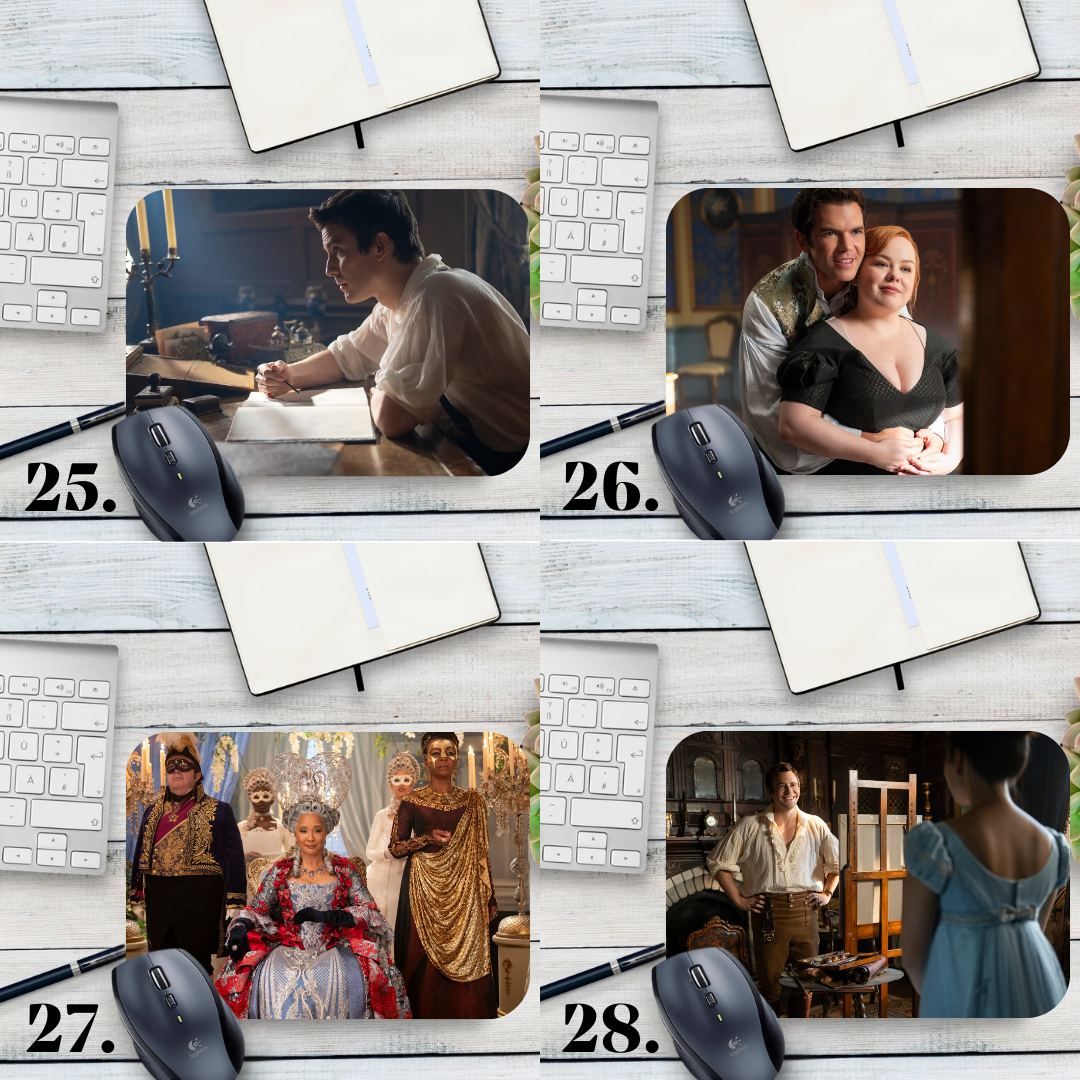 Podkładka pod mysz Bridgerton / Bridgerton – serial Netflix, romans regencji, Londyn