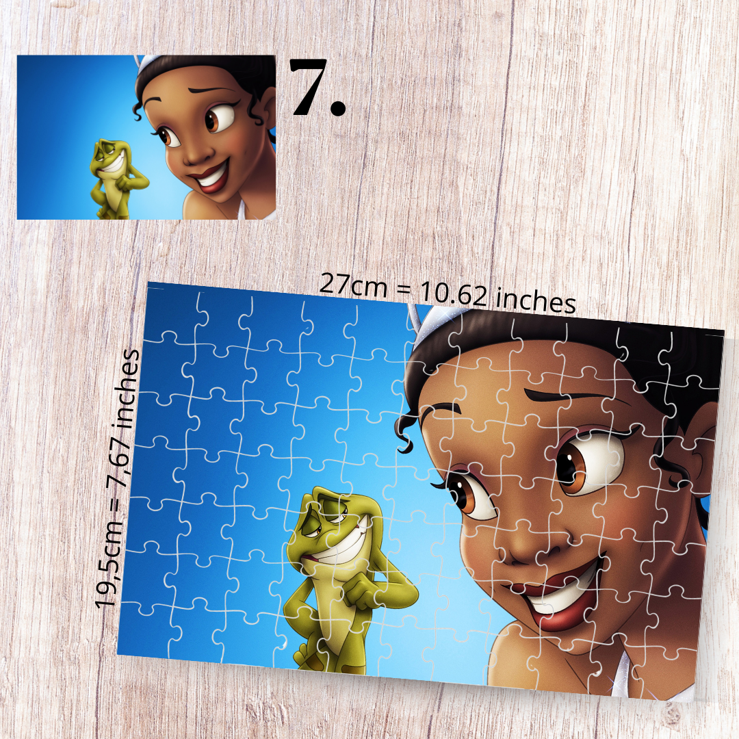 Puzzle Księżniczka i Żaba / The Princess and the Frog – animacja Disney