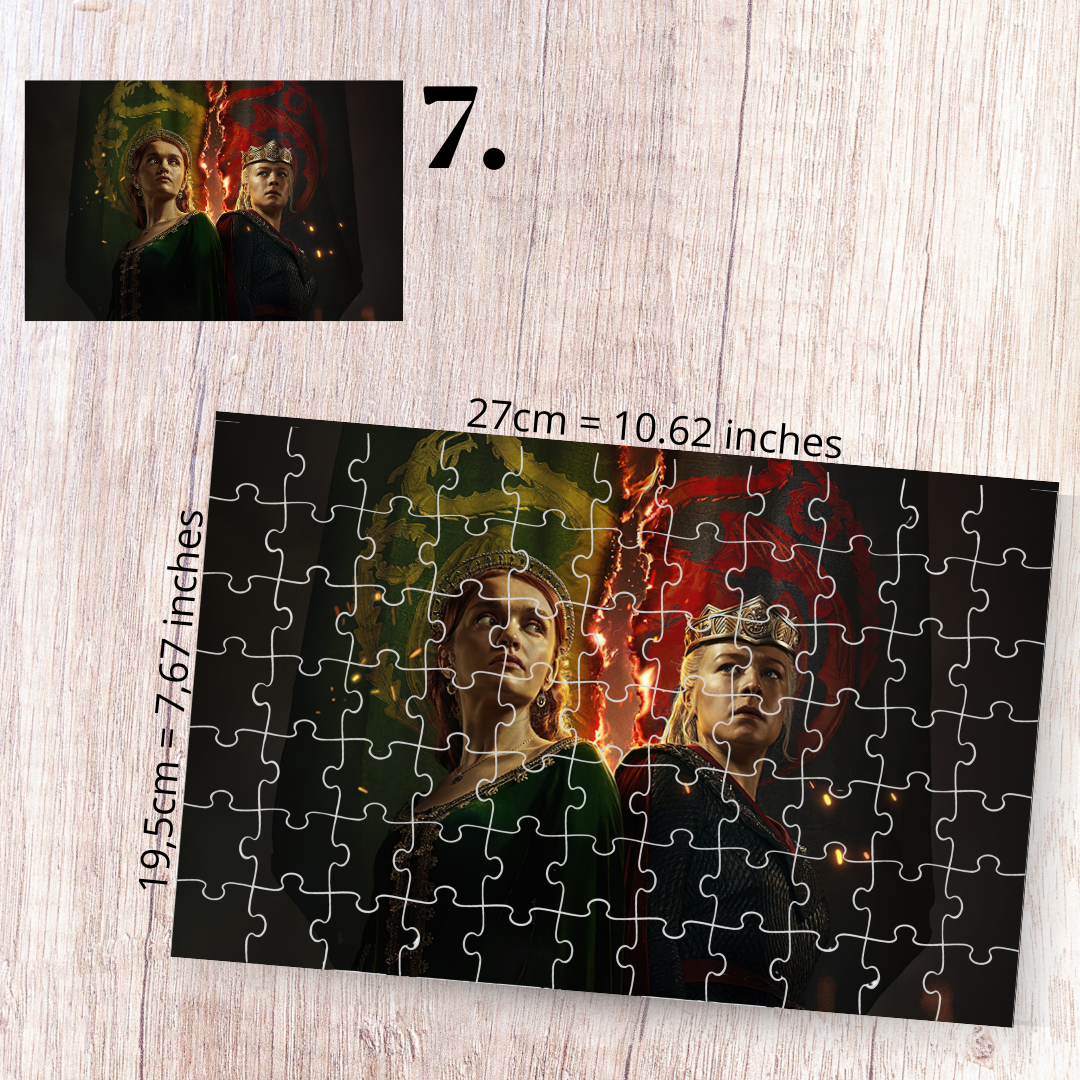 Puzzle Ród Smoka / House of the Dragon – fantasy, uniwersum Gry o Tron