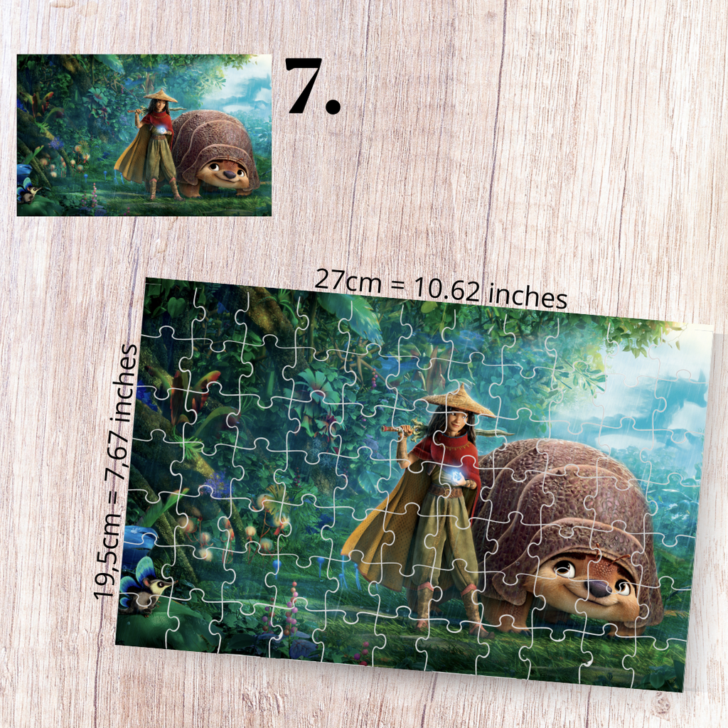 Puzzle 88 elementów – Raya i ostatni smok / Raya and the Last Dragon