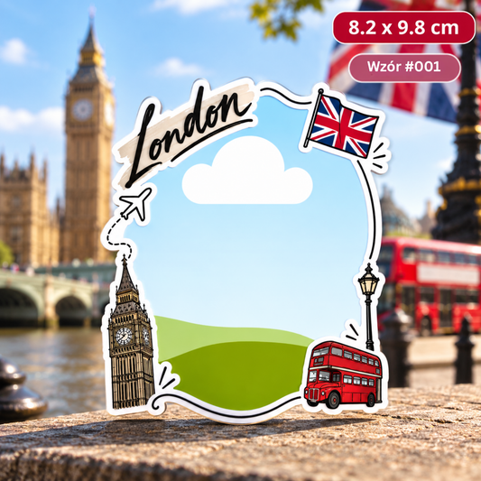 Personalizowany magnes ze zdjęciem Londyn – London