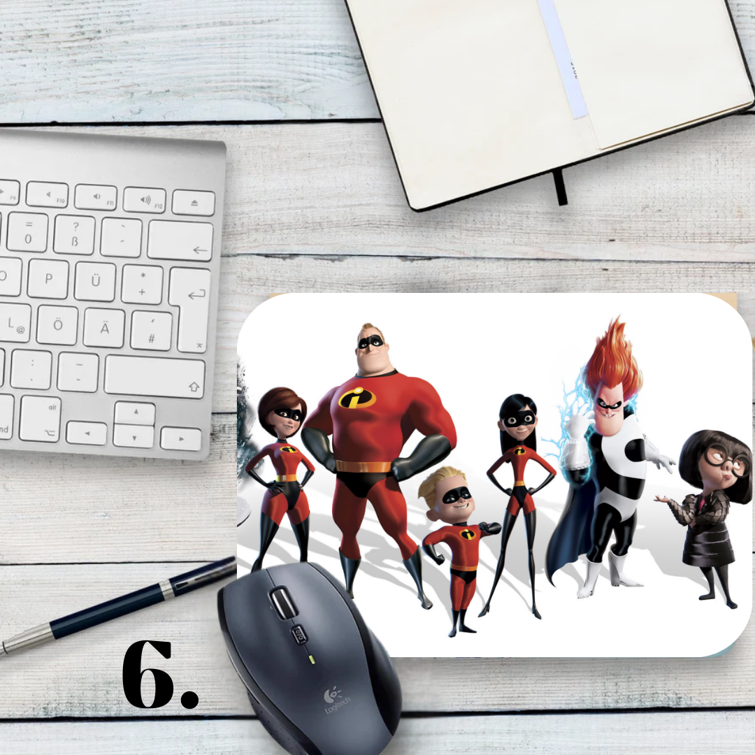 Podkładka pod mysz Iniemamocni / The Incredibles – animacja Pixar, rodzina Parr