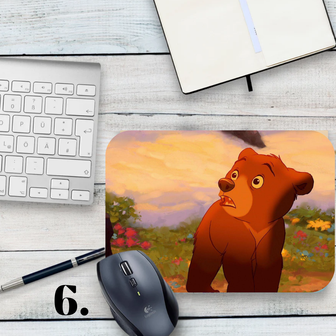 Brother Bear Mouse Pad - Koda and Kenai
