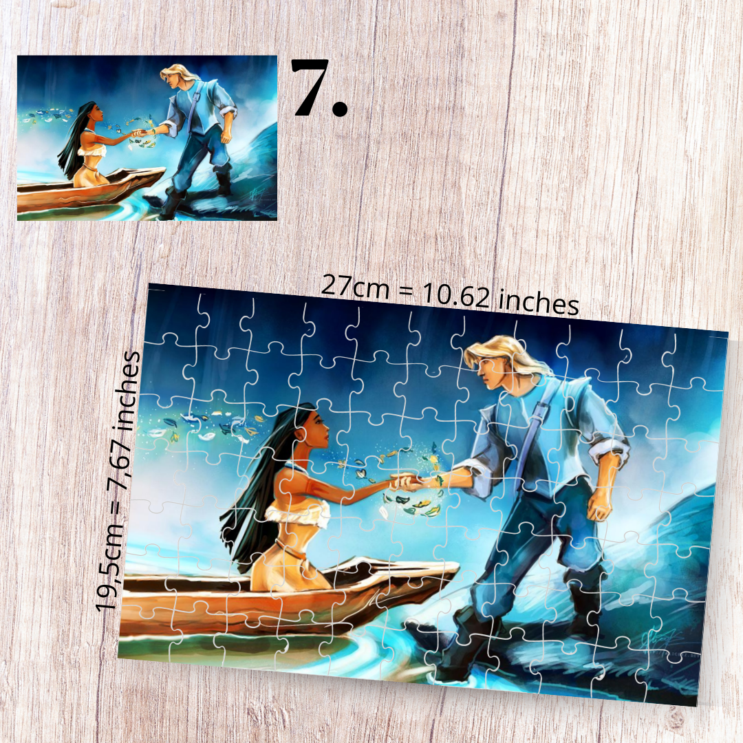 Puzzle Pocahontas / Pocahontas – klasyczna animacja Disney