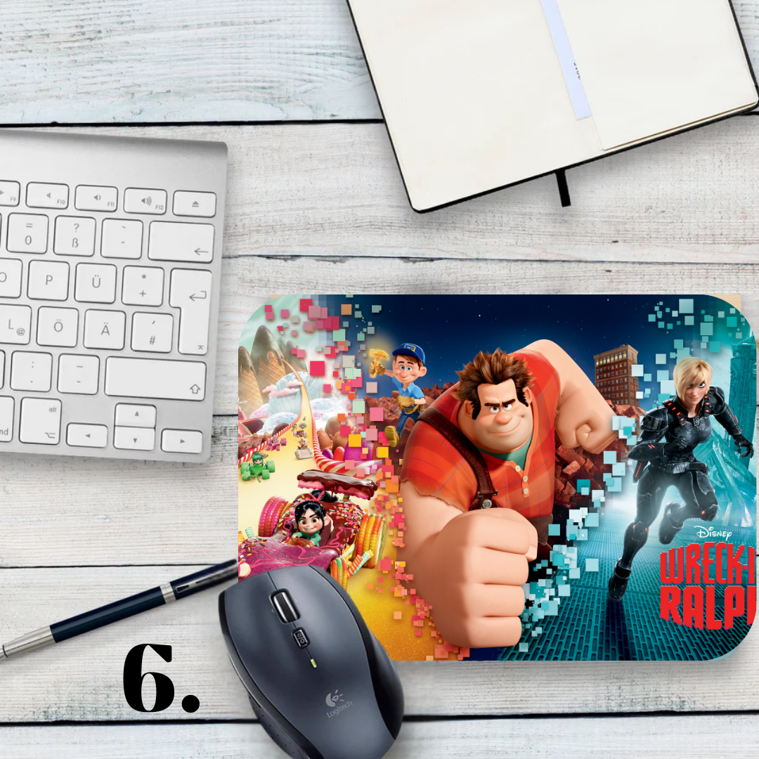 Mousepad Wreck-It Ralph – Disney animation, Ralph and Vanellope