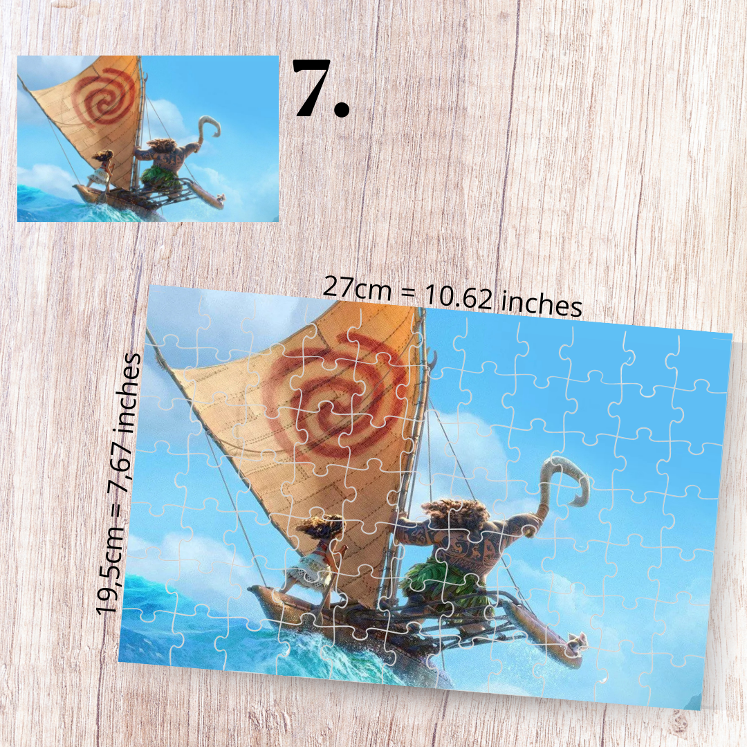 Puzzle 88 Pieces - Moana Inspired