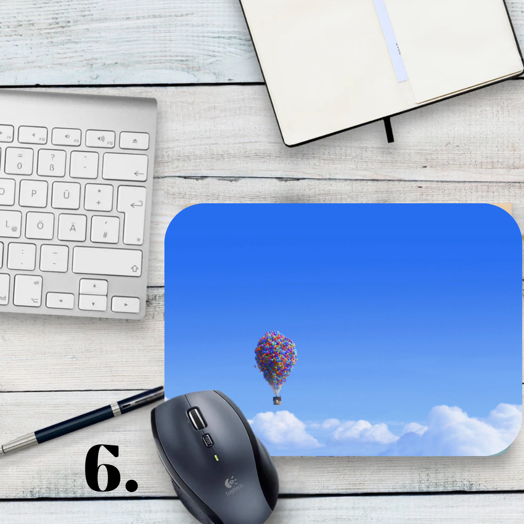 Podkładka pod mysz Odlot / Up – Carl i Ellie, animacja Pixar