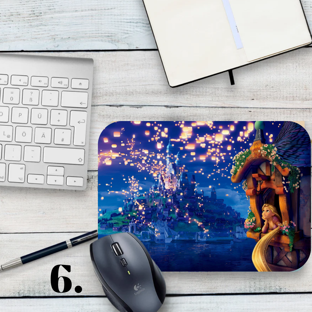 Podkładka pod mysz Zaplątani / Tangled – animacja Disney, Roszpunka i Flynn Rider