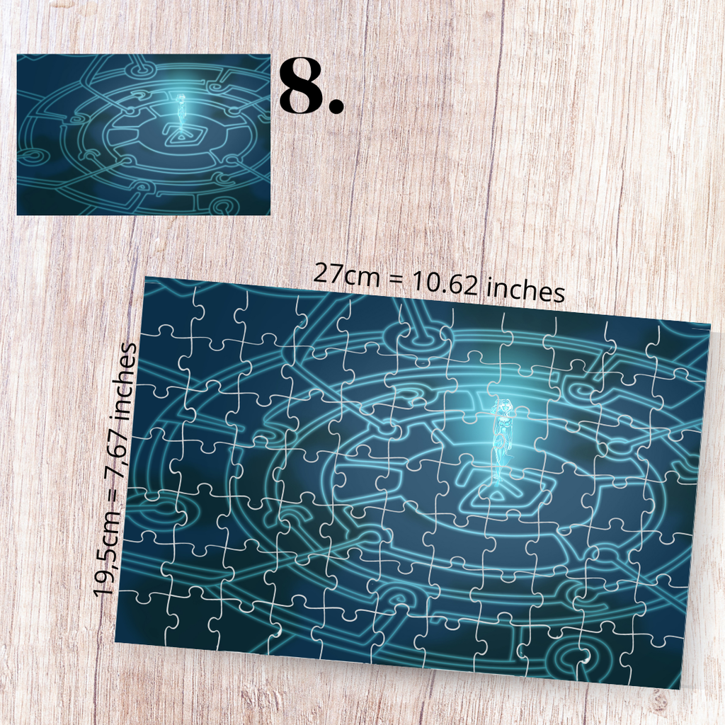 Atlantis: The Lost Empire Inspired Puzzle | 88 Piece Fan Art | Disney Aesthetic Collectible | Milo Thatch & Kida | Fan-Made Sublimation Puzzle Gift