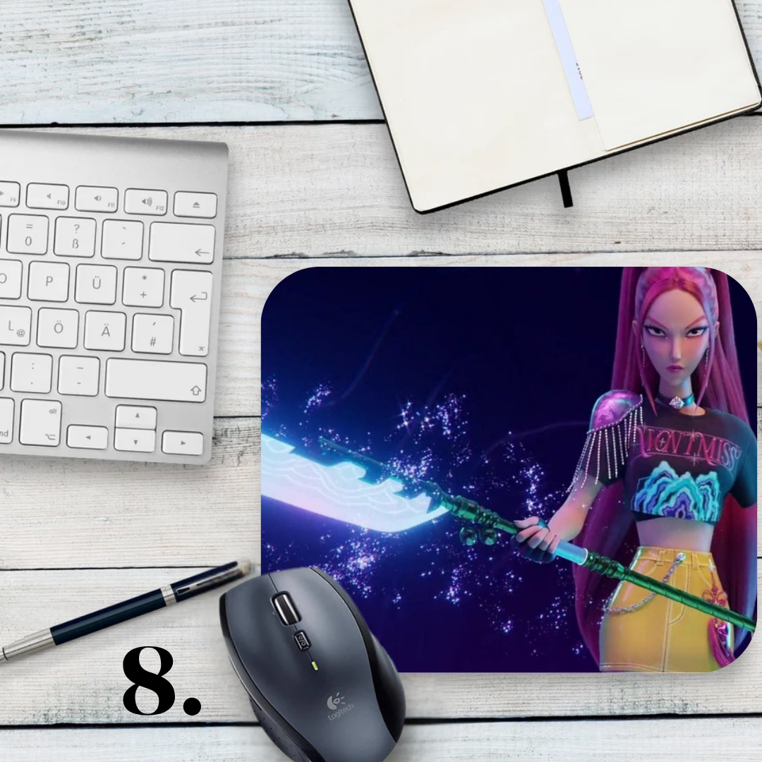 Podkładka pod mysz K-Pop Demon Hunters / K-Pop Demon Hunters – muzyka K-Pop, fantasy