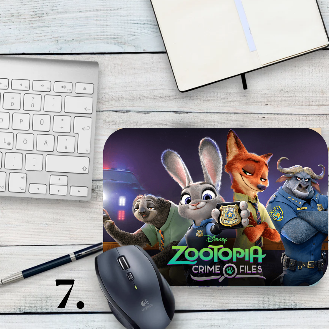 Podkładka pod mysz Zwierzogród / Zootopia – Judy Hopps i Nick Wilde