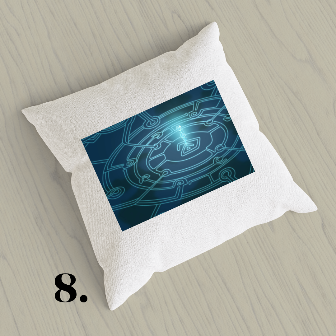 Atlantis: The Lost Empire, Kida, Milo Thatch, Disney 2001 | Inspired Pillow Cover | 15x15in Sublimation Microfiber Cushion Case