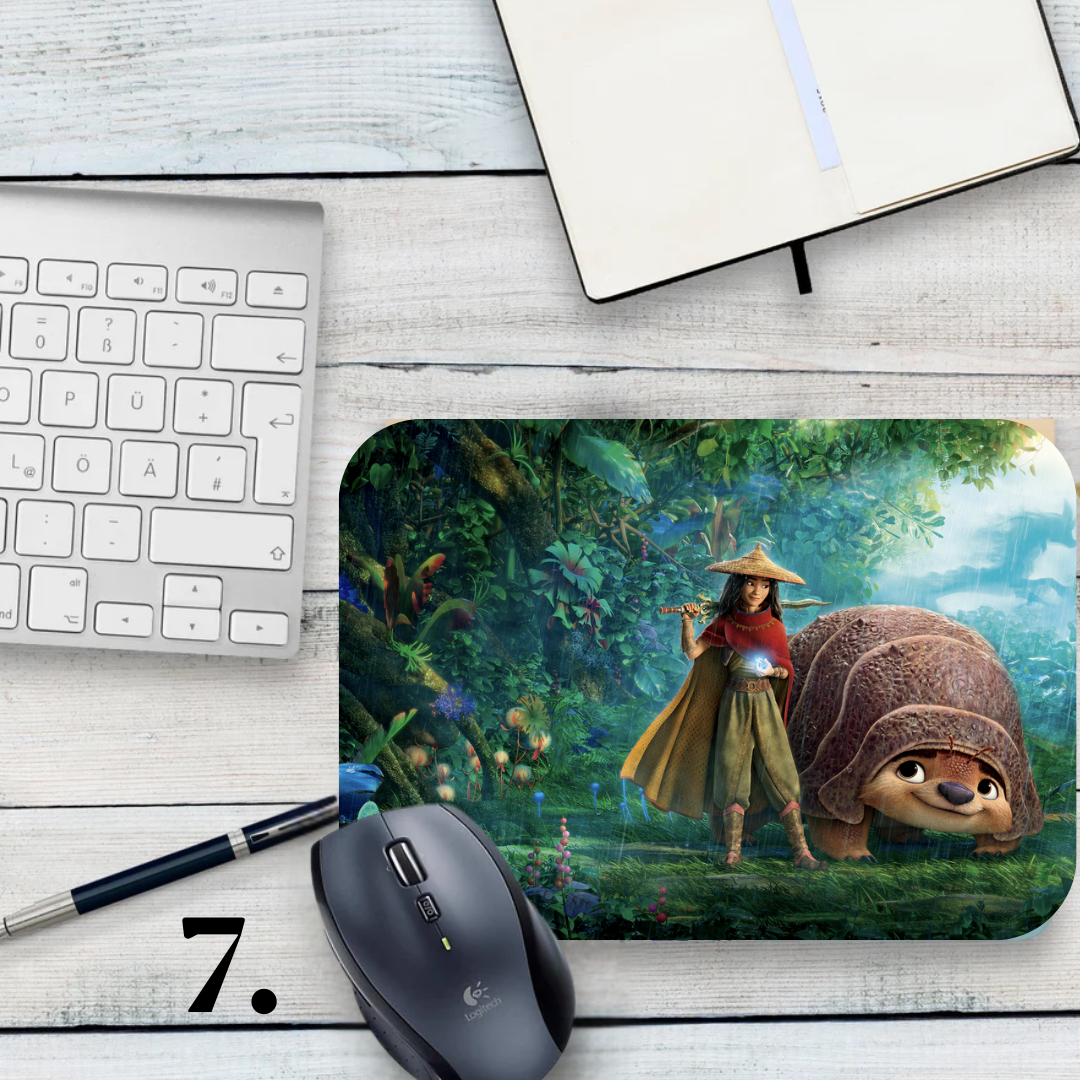 Raya and the Last Dragon Mouse Pad - Disney animation, Raya and Sisu