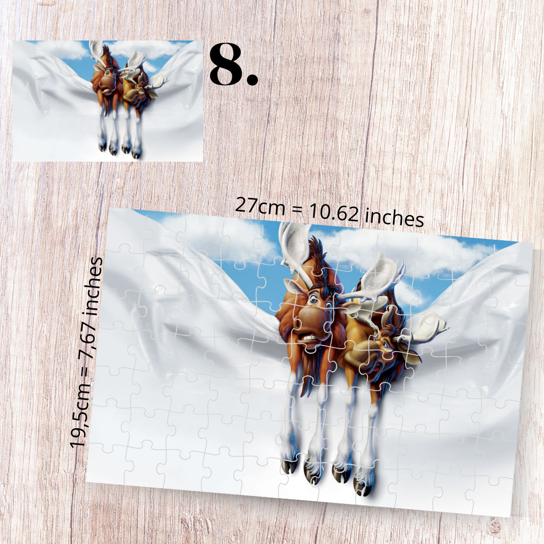 Puzzle Mój brat niedźwiedź / Brother Bear – Koda i Kenai