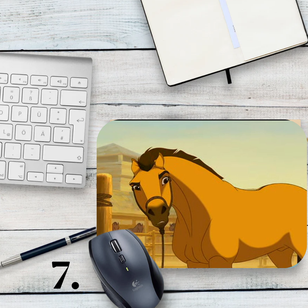 Mustang: Spirit of the Cimarron mouse pad - animation