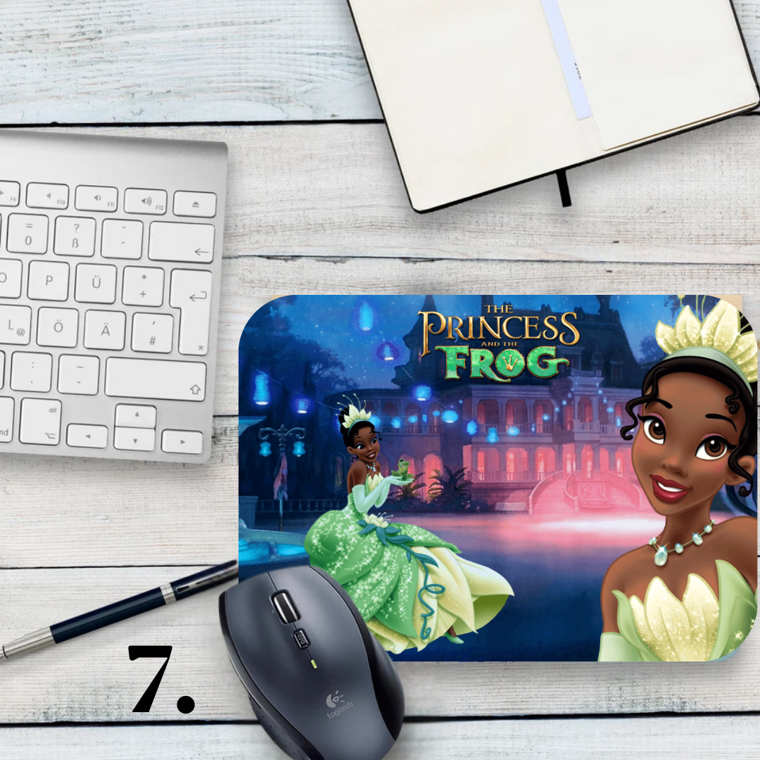 Podkładka pod mysz Księżniczka i żaba / The Princess and the Frog – animacja Disney, Tiana i Naveen