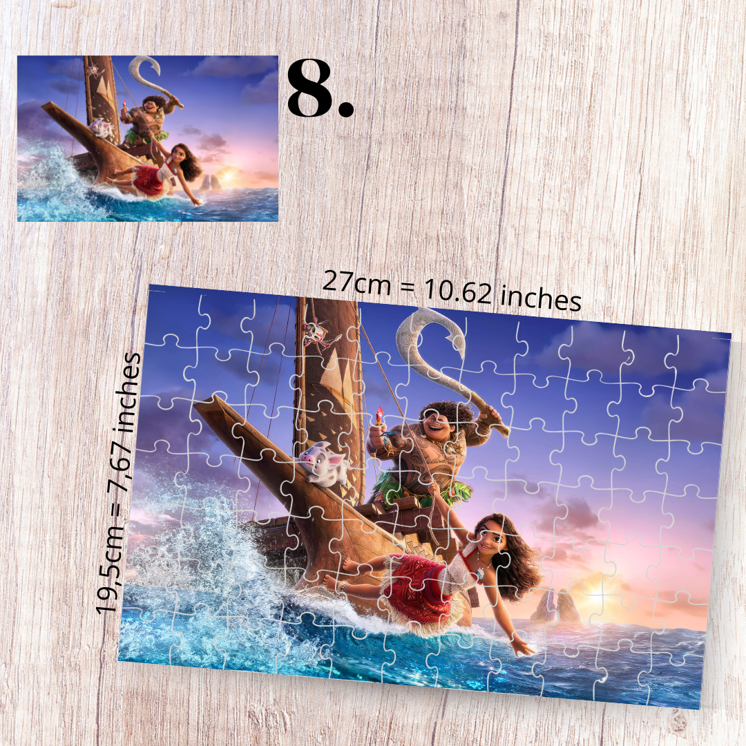 Puzzle 88 Pieces - Moana Inspired